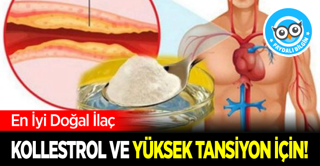 Kollestrol ve Yüksek Tansiyon İçin En İyi Doğal İlaç