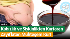 Kabızlık ve Şişkinlikten Kurtaran Zayıflatan Muhteşem Kür