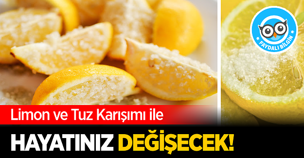 Limon ve Tuz Karışımı ile Hayatınız Değişecek