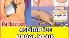 Nasırlardan Kurtulmak için Aspirin Kullanın