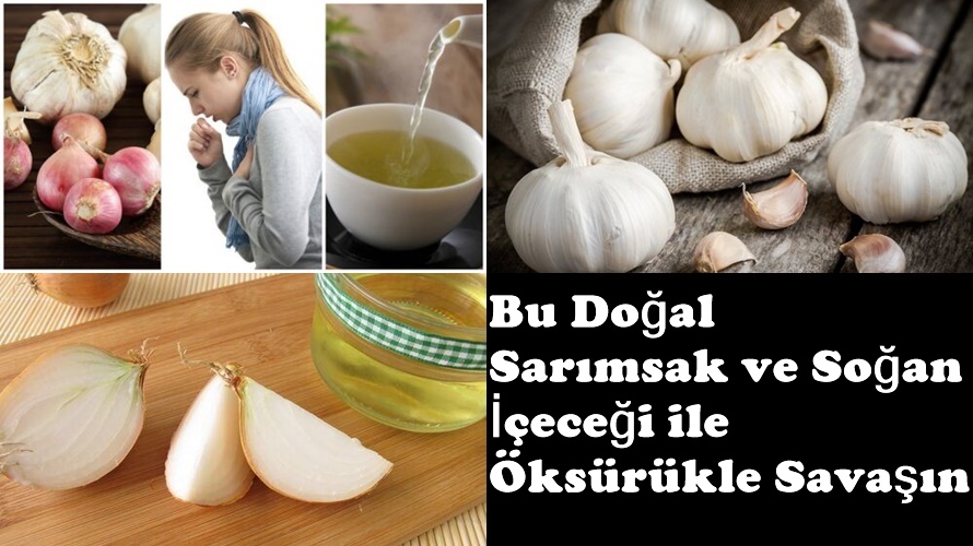 Bu Doğal Sarımsak ve Soğan İçeceği ile Öksürükle Savaşın