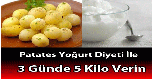 Patates Yoğurt Diyeti İle Etkili Bir Şekilde Kilo Verin