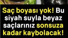 Bu karışım ile Beyaz saçlara Veda edin! Beyaz saçlar için doğal kür