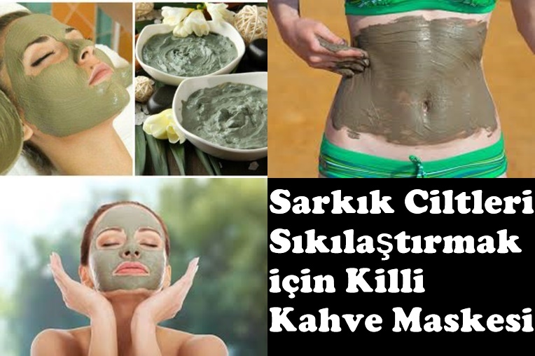 Sarkık Ciltleri Sıkılaştırmak için Killi Kahve Maskesi