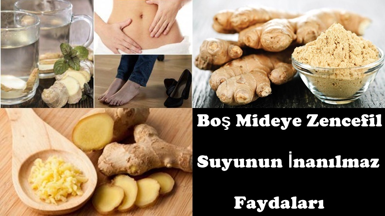 Boş Mideye Zencefil Suyunun İnanılmaz Faydaları