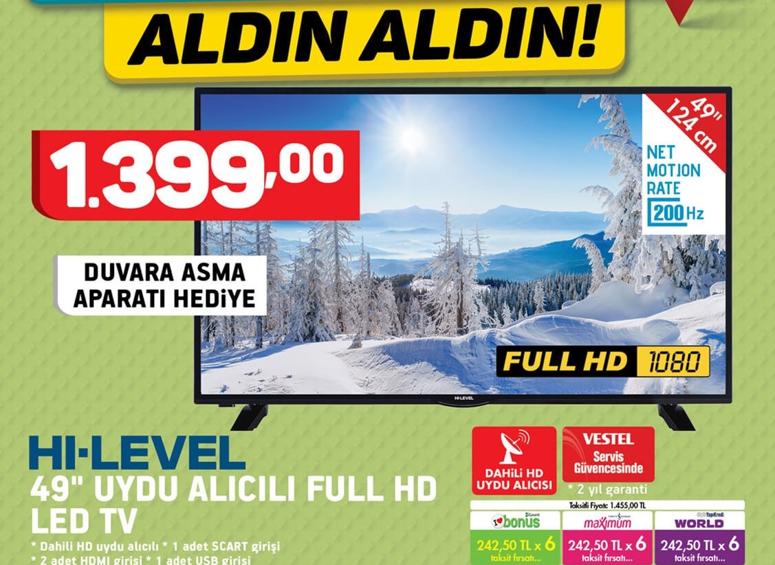 A101 Marketler 21 Aralık 2017 Fırsat Kataloğu Ürünleri