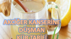 Akciğer kanserine düşman tamamen doğal kür tarifi