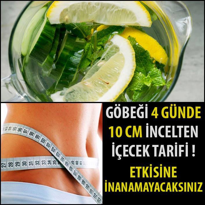 Göbeği 4 Günde 10 cm İncelten Mucize İçecek Tarifi Etkisine İnanamayacaksınız