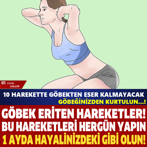 Bu Hareketlerle Göbeğinizden Eser Kalmayacak