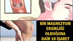 Magnezyum Eksikliği Olduğuna Dair Etkiler