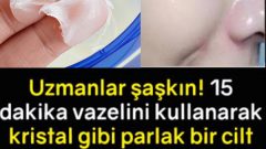 Dakikalar için kristal gibi parlak bir cilt elde edin