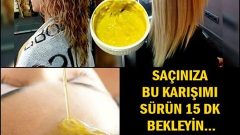 Saçınıza Bu Karışımı Sürün 15 Dakika Bekleyin Sonuca Bakın Ne Oluyor