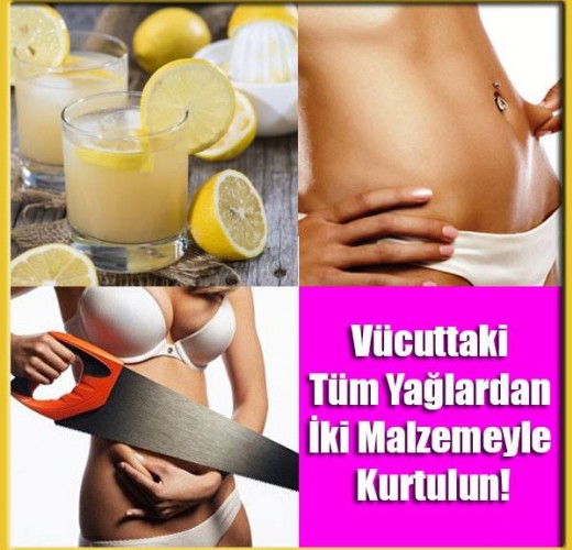 Vücuttaki Tüm Yağlardan İki Malzeme İle Kurtulun İşte Kesin Çözüm