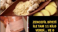 Zencefil Diyeti İle Tam 11 Kilo Verdi Ve O Sırrı Açıkladı