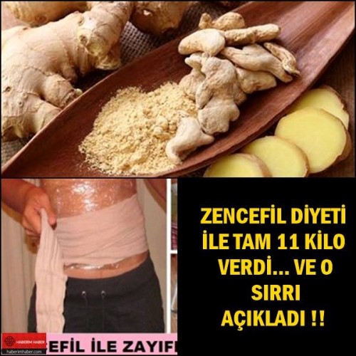 Zencefil Diyeti İle Tam 11 Kilo Verdi Ve O Sırrı Açıkladı