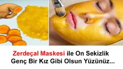 Zerdeçal Maskesi ile On Sekizlik Genç Bir Kız Gibi Olsun Yüzünüz