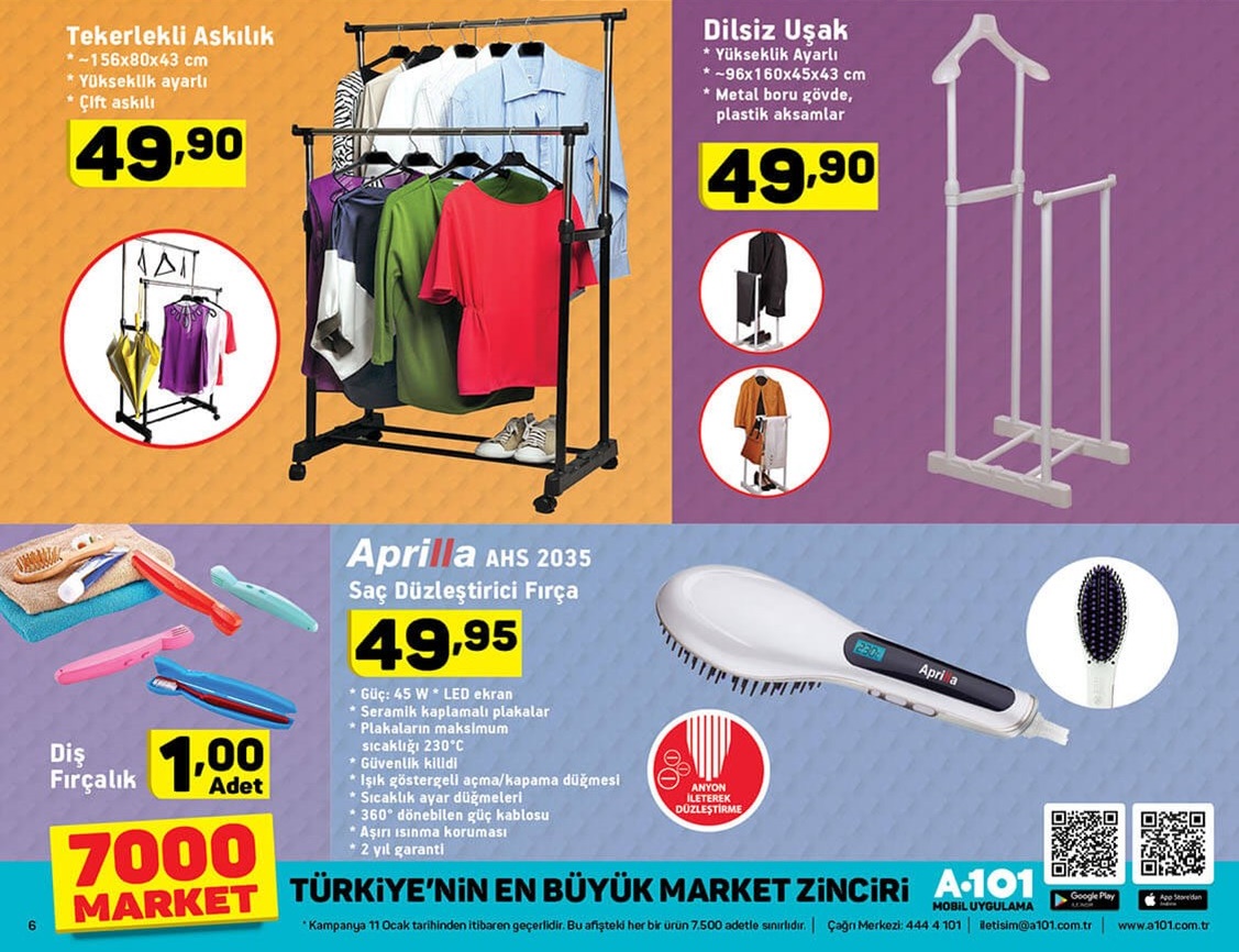 A101 11 Ocak 2018 Kataloğu