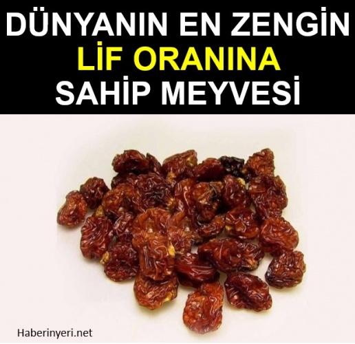 Dünyanın En Zengin Lif Oranına Sahip Meyvesi