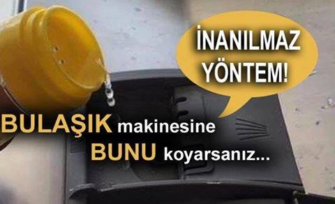 Bulaşık Yıkarken Kullanabileceğiniz İnanılmaz Yontem