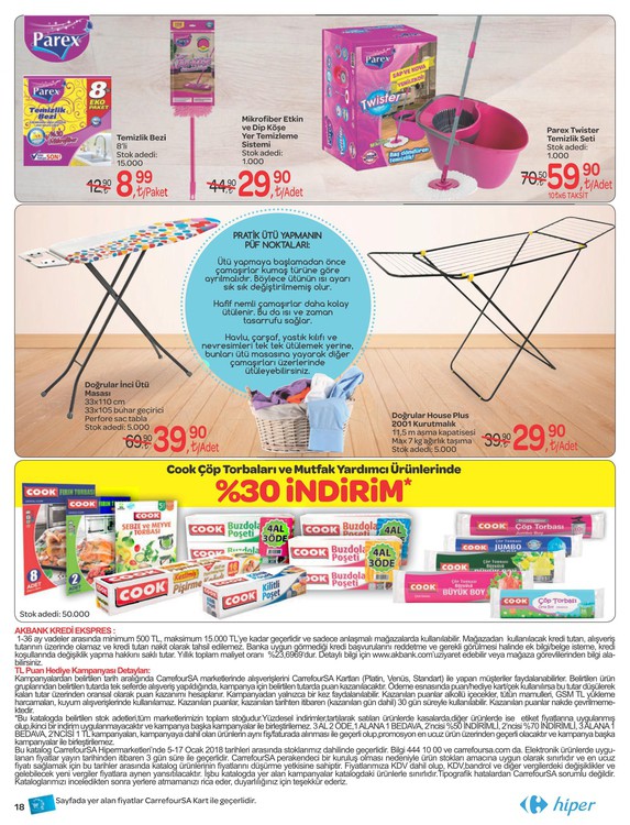 Carrefoursa 10-17 Ocak 2018 Aktüel Ürünler