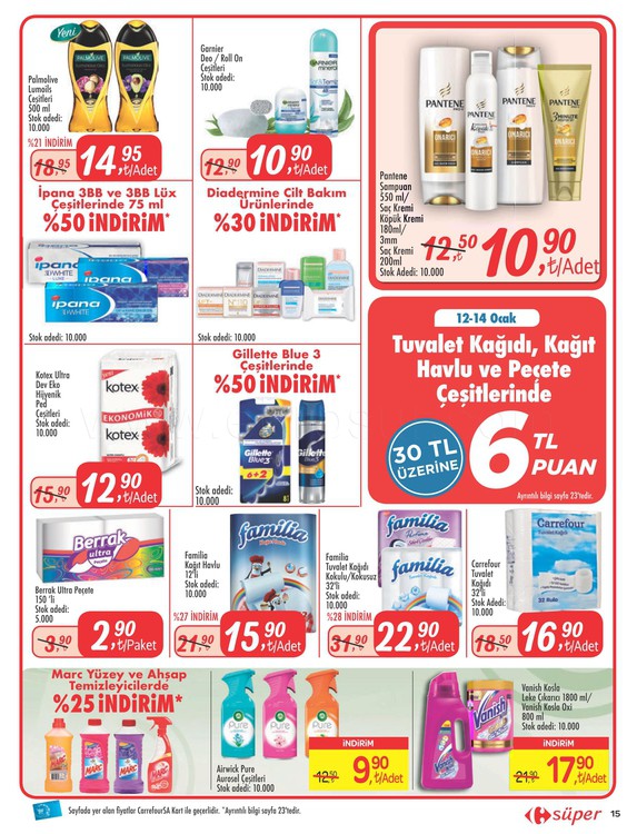 Carrefoursa 10-17 Ocak 2018 Aktüel Ürünler