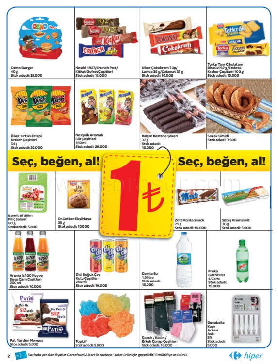 Carrefour 22 - 31 Ocak 2018 Aktüel İndirimli Ürünler