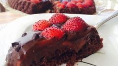 Çikolata Pudingli Tart Keki