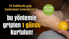 Bu Yöntemle Gripten Sadece 1 Günde Kurtulun