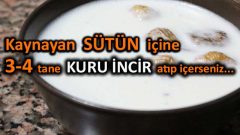 İncirli Sütün İnanılmaz Faydaları