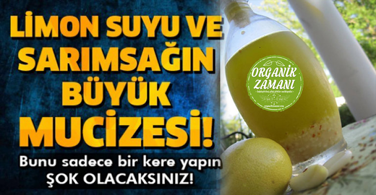 Limon suyu ve sarımsağın inanılmaz mucizesi