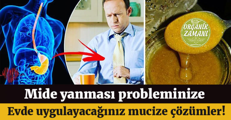 Mide Yanmasına Mucize Çözümler