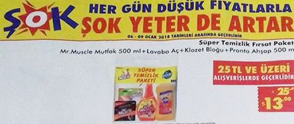 Şok 6 Ocak 2018 Fırsat Kataloğu