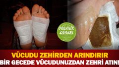 Ayaktan Zehirli Toksinleri Atan Ped Nasıl Yapılır