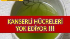 Ağız Kanserine Yeşil ÇAY