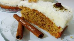 Muhallebili Havuçlu Kek