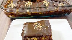 Pudingli Çikolatalı Pasta