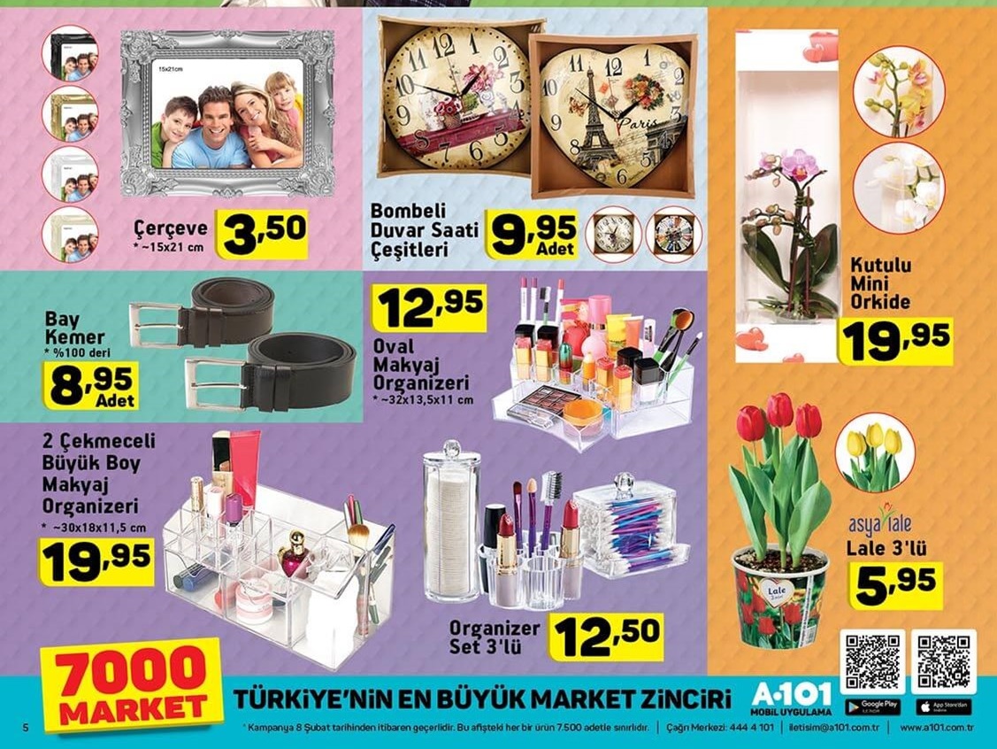 A101 8 Şubat 2018 İndirim Ürünleri