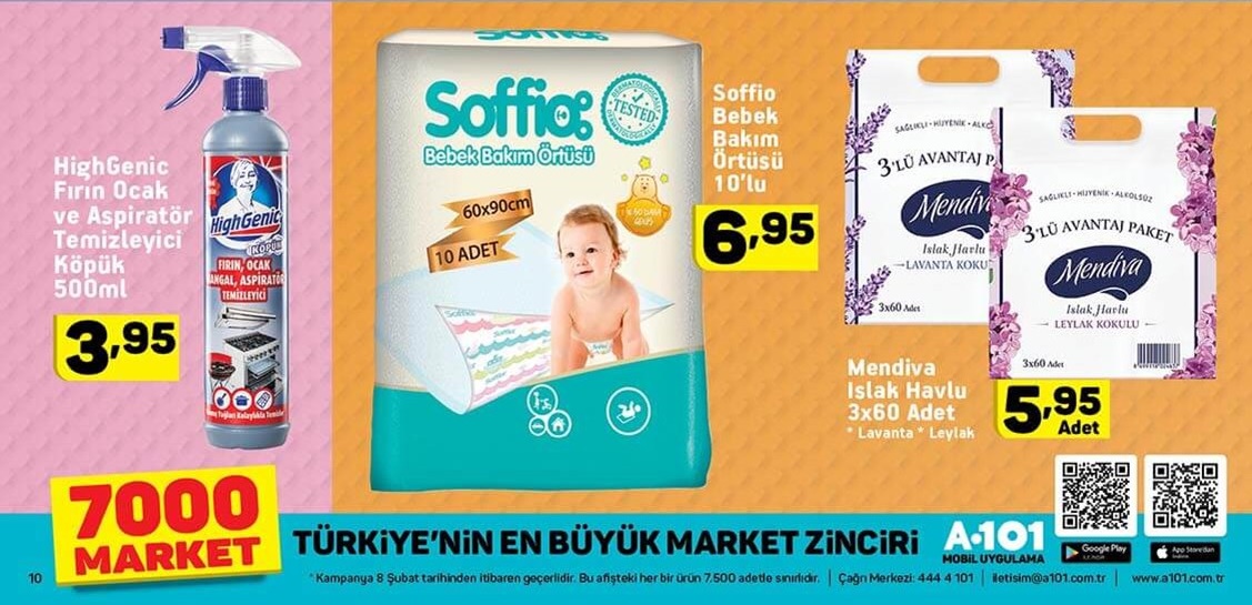 A101 8 Şubat 2018 İndirim Ürünleri