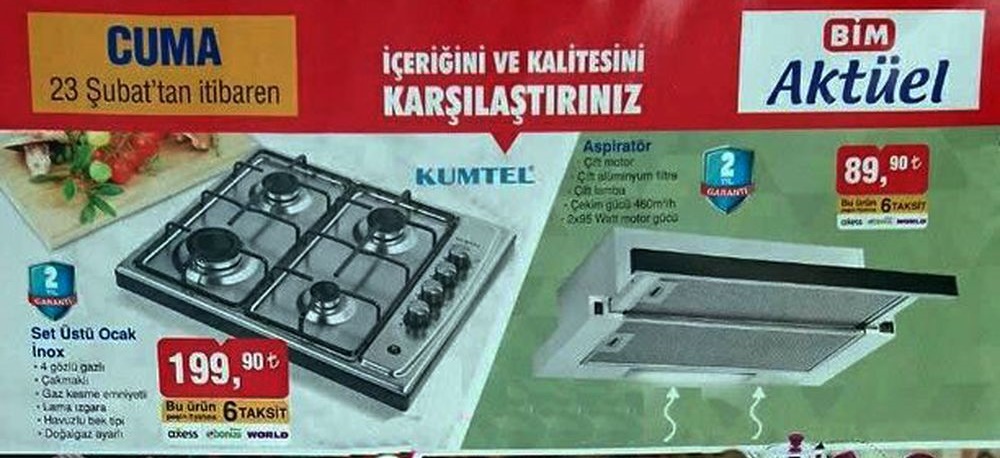 BİM 23 ŞUBAT 2018 İndirim Kataloğu