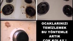 Ocak Temizlemek Bu Yöntemle Artık Çok Kolay İşte Yöntem