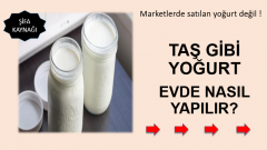 Ev Yapımı Taş Gibi Yoğurt Tarifi – Organik Yoğurt