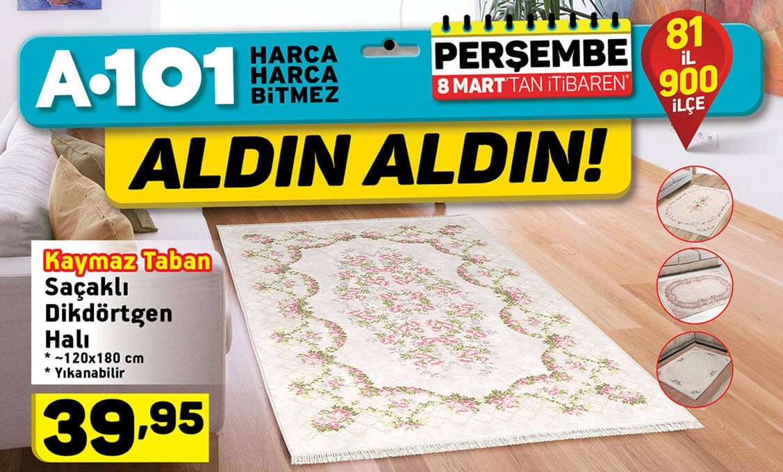 A101 Market Aktüel 8 Mart 2018 İndirim Kataloğu