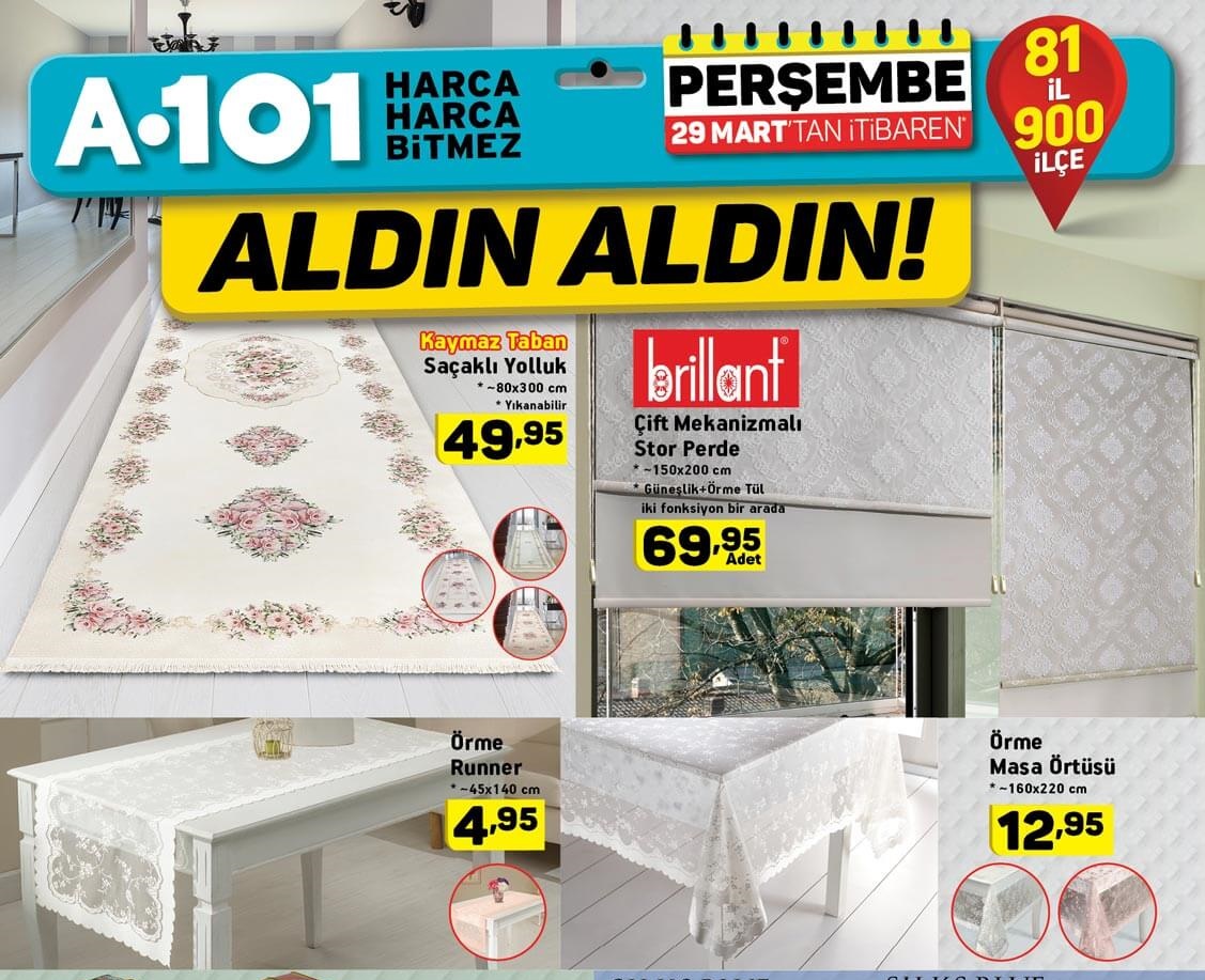 A101 Aktüel 29 Mart 2018 İndirim Kataloğu