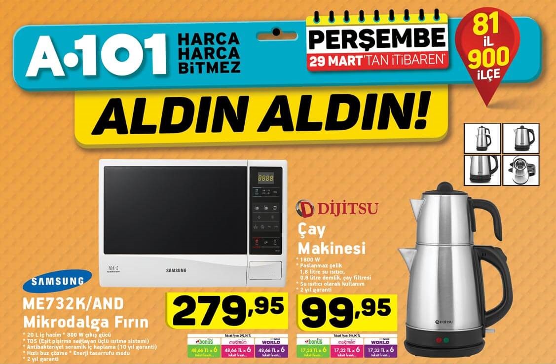 A101 Aktüel 29 Mart 2018 İndirim Kataloğu