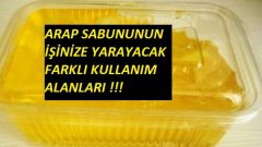 Arap Sabunun Harikalar Yarattığı  Alanlarını Öğrenin Çok İşinize Yarayacak