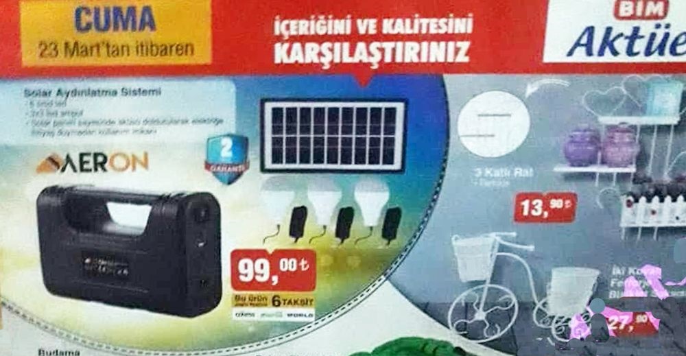 BİM 23 MART 2018 AKTÜEL ÜRÜNLER