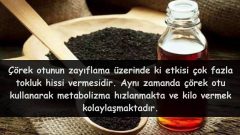 Çörek Otu İle Zayıflamak Sizin Elinizde  Nasıl mı ?