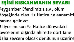 Eşini Kıskanmanın Sevabı