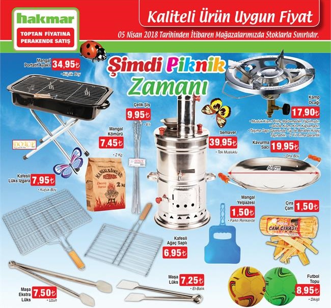 Hakmar 5 Nisan 2018 Aktüel Ürünler Kataloğu