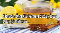Uyumadan önce bile kilo vermek mümkün nasıl mı?